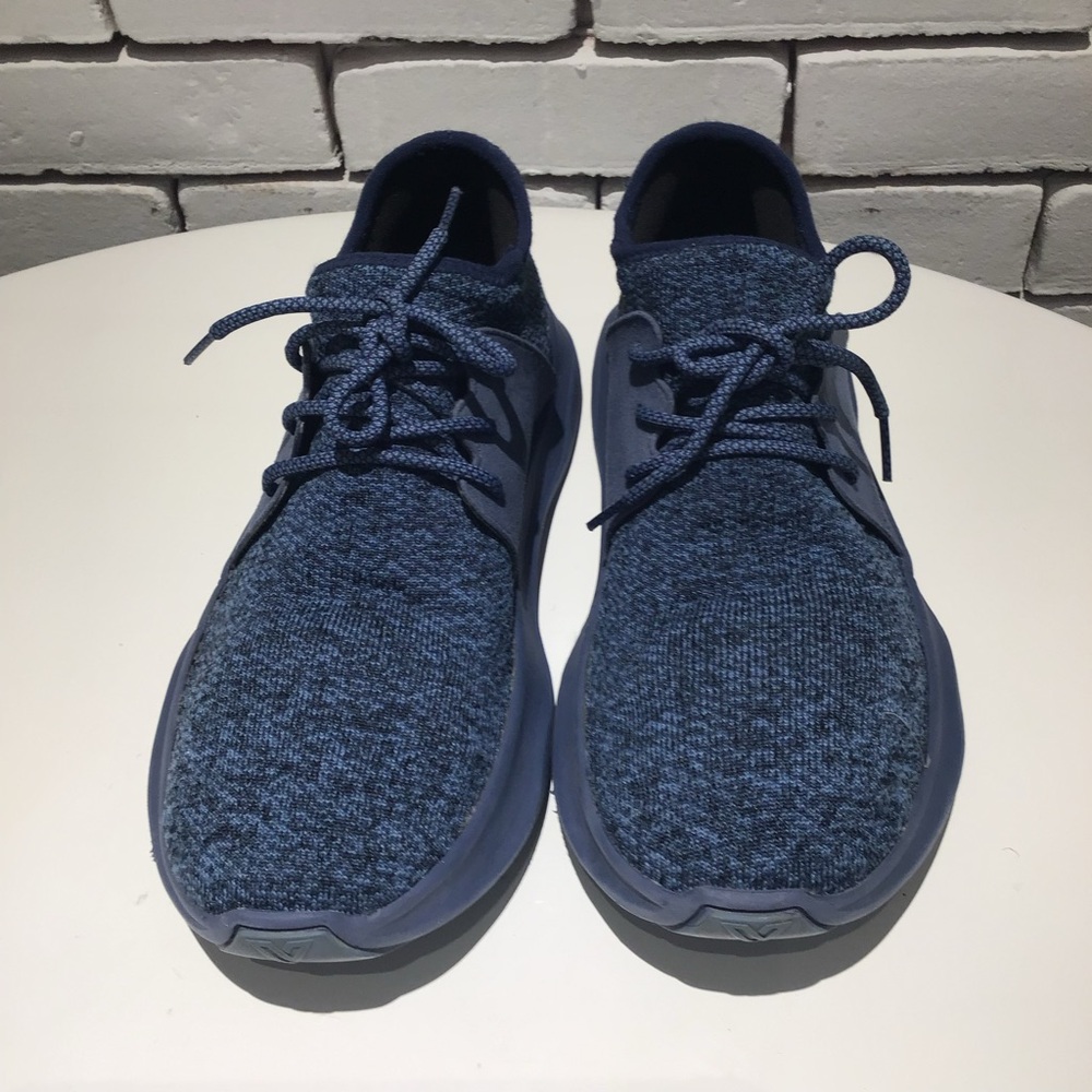 Vessi Everyday Stylish Blue Knit Sneakers Size 10W - Picture 2 of 7